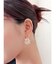 クリアフラワーピアス