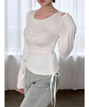【骨格ストレート向け】サイドドロストロングTシャツ