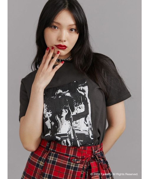 【JANIS】Distressed photo print t-shirts【コラボ】