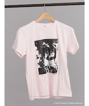 【JANIS】Distressed photo print t-shirts【コラボ】