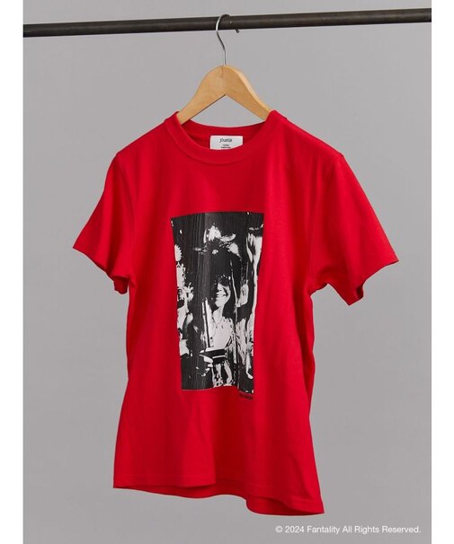 【JANIS】Distressed photo print t-shirts【コラボ】