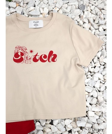 【Lilo&Stitch】ロゴフィットTシャツ