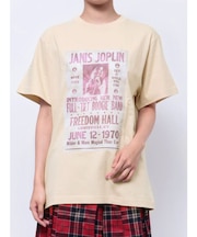 【JANIS】Tie-dye overlay print t-shirts【コラボ】