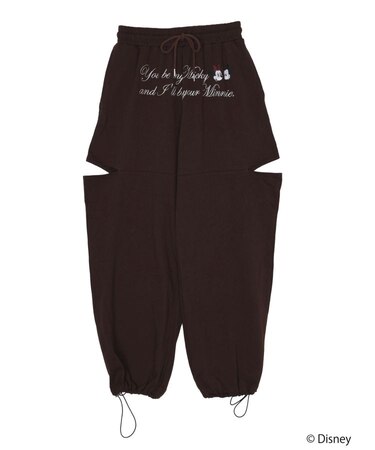 【Mickey&Minnie】カットアウトスウェットパンツ
