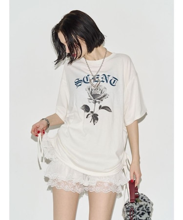 ローズロゴルーズTシャツ