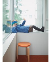 【キッズ】210デニール杢タイツ ／ 125-145cm