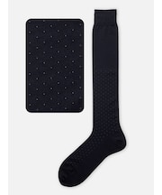【Tabio MEN】【定番】ピンドット柄ロングホーズ