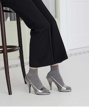 【定番】どんな服装にもあう足元キラめくラメショートソックス