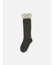 【キッズ】チュールドット柄ハイソックス / 16-18cm