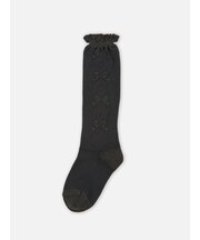 【キッズ】 フロートリボン柄ハイソックス ／ 16-18cm