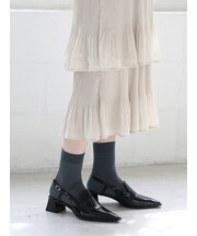 高級ウールアンチピリング3×1リブソックス