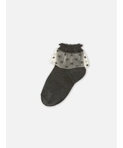 【キッズ】チュールドット柄ショートソックス ／ 19-21cm