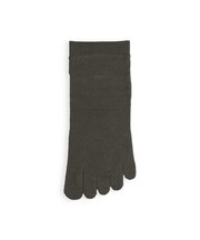 【絹肌Labo】シルク五本指ショートソックス(24.0~26.0cm)