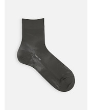 【Tabio MEN】軽い・涼しい・吸水・速乾　足裏までメッシュショートソックス／FULL MESH