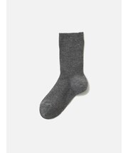 【キッズ】 2×1リブソックス 滑止め付き / 13-15cm