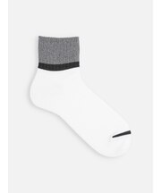 【Tabio MEN】メランジカラーブロックショートソックス(27.0~29.0cm)