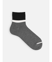 【Tabio MEN】メランジカラーブロックショートソックス(27.0~29.0cm)