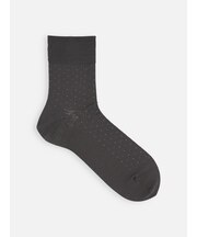 【Tabio MEN】綿麻ピンドットショートソックス