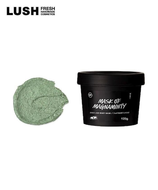 公式 LUSH パワーマスクSP フェイス ボディ 兼用 スクラブ マスク 毛穴ケア 角質除去 ハチミツ ミント 清涼感 オーガニック 合成保存料不使用 自然派 プレゼント ギフト ラッシュ
