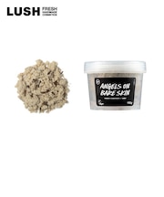 公式 LUSH 天使の優しさ 洗顔 スクラブ 毛穴ケア クレイ 角質 乾燥肌 フェイススクラブ ラベンダー ローズ アーモンド しっとり 保湿 ヴィーガン プレゼント ギフト ハンドメイド ラッシュ