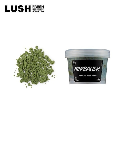 公式 LUSH ハーバリズム 洗顔料 クレンジング洗顔 クレンジング クレイ クレイ洗顔 フェイススクラブ 米酢 米ぬか 毛穴ケア 皮脂バランス 透明感 ヴィーガン プレゼント ギフト ラッシュ