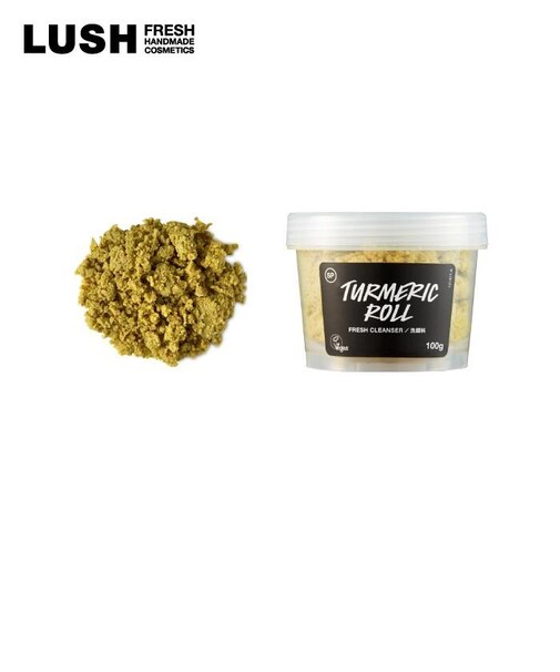 公式 LUSH ザ スパイス ロール 洗顔料 フェイススクラブ スクラブ洗顔 クレイ クレイ洗顔 毛穴 角質 ケア ターメリック アーモンドプードル 自然派 ヴィーガン プレゼント ギフト ラッシュ