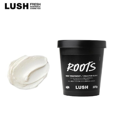 公式 LUSH 現実頭皮 ROOTS スカルプトリートメント 頭皮ケア クレンジング オーガニック 頭皮 乾燥 臭い かゆみ フケ ダメージケア ミントの清涼感 ノンシリコン ギフト プレゼント ハンドメイド ラッシュ