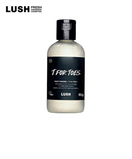 公式 LUSH 素足のTブレイク パパの足 フットパウダー 足の臭い ムレ 足汗 さらさら パウダー 爽やか ティーツリー ライム オーガニック ヴィーガン プレゼント ギフト ハンドメイド ラッシュ