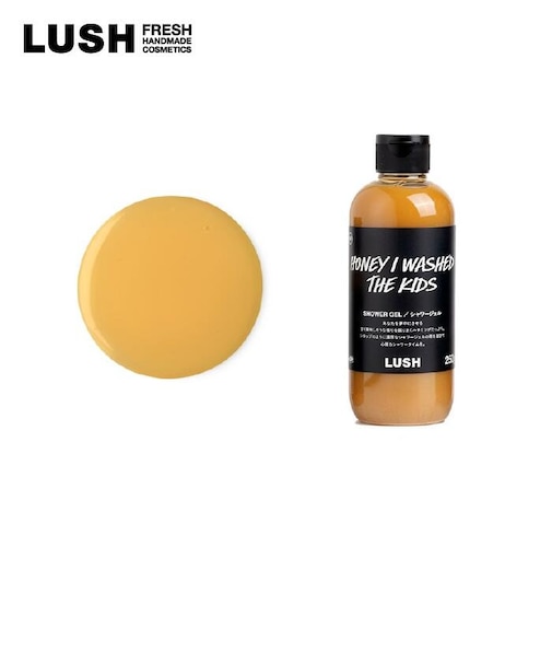 公式 LUSH みつばちマーチ シャワージェル ボディソープ 液体石鹸 はちみつ 保湿 しっとり いい匂い オレンジ ベルガモット 手作り プレゼント ギフト 自然派 ラッシュ