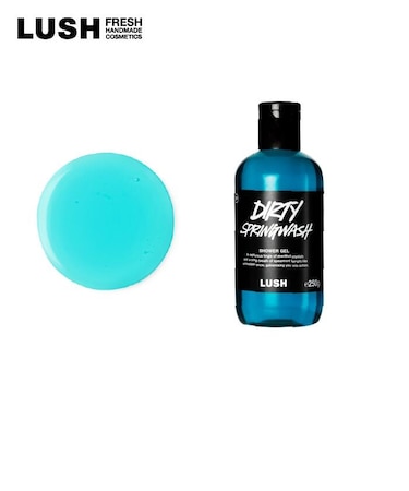 公式 LUSH ダーティスプリングウォッシュ ボディソープ シャワージェル ミント 清涼感 夏 ヴィーガン 自然派 ハンドメイド ギフト プレゼント Dirty ラッシュ