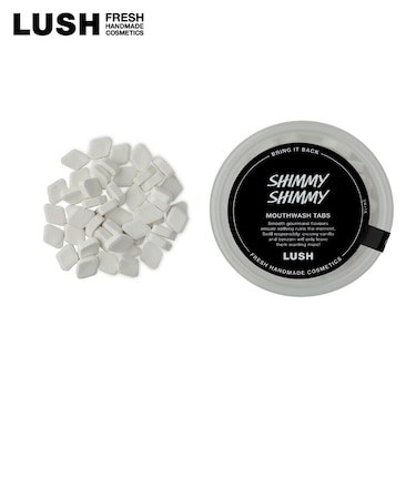 公式 LUSH 月の粉 マウスウォッシュ タブレット タブレット型 デンタルケア エチケットケア 携帯用 口臭対策 ヴィーガン バニラ ラベンダー ラッシュ