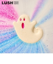 LUSH ゴースティー バスボム 入浴剤 ハロウィン 数量限定 ギフト プレゼント おばけ かわいい パチパチ 音 フルーティー 香り お風呂 保湿 癒やし ラッシュ 公式