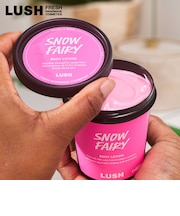 LUSH スノーフェアリー ボディローション ボディミルク クリスマス 数量限定 ギフト プレゼント 保湿 スキンケア 乾燥対策 甘い 香り ラッシュ 公式
