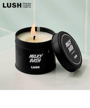LUSH ミルキーバス キャンドル イースター 限定 2026 アロマ オレンジ シトラス リラックス ヴィーガン コスメ ラッシュ 公式