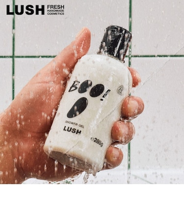 LUSH ブー! シャワージェル ボディソープ ハロウィン 数量限定 ギフト プレゼント スキンケア 洗体 保湿 シトラス 香り お風呂 リラックス ラッシュ 公式