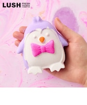 LUSH クリスマスペンギン バスボム 入浴剤 クリスマス 数量限定 ギフト プレゼント ペンギン かわいい お風呂 保湿 柑橘 香り ラッシュ 公式