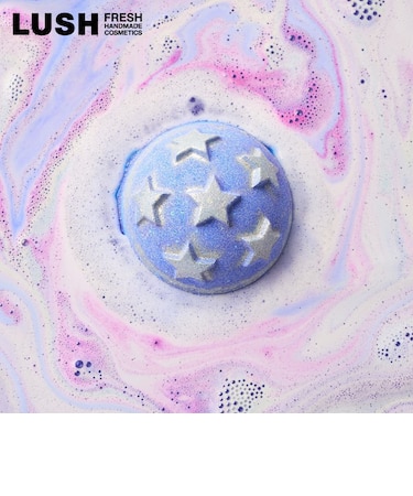 LUSH サイレントナイト バスボム 入浴剤 クリスマス 数量限定 ギフト プレゼント お風呂 保湿 リラックス ラベンダー 癒やし ラッシュ 公式