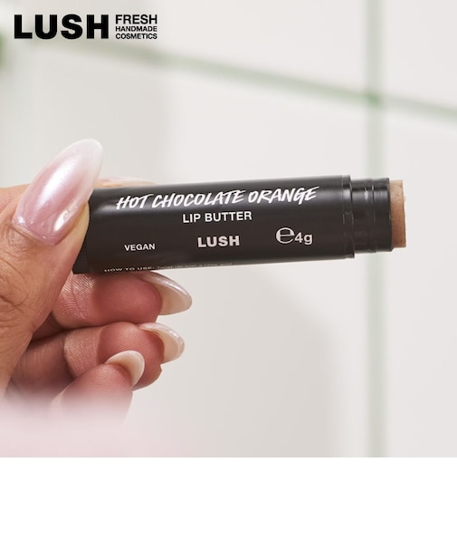 LUSH ホットスイートシトラス リップバター リップバーム クリスマス 数量限定 ギフト プレゼント 唇 保湿 潤い 柑橘 甘い 香り ラッシュ 公式