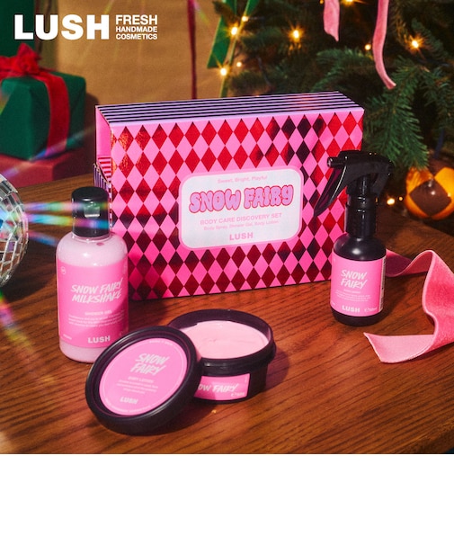 LUSH スノーフェアリー ボディケア ディスカバリーセット ギフト コフレ クリスマス 数量限定 プレゼント ボディソープ ローション 保湿 ラッシュ 公式