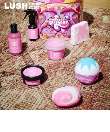 LUSH スノーフェアリー ワンダーランド ギフト ギフトセット 詰め合わせ クリスマス 数量限定 プレゼント バスボム ボディケア 保湿 贅沢 ラッシュ 公式