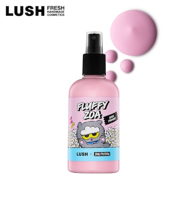 LUSH フラッフィー ZOA ヘアプライマー ヘアミスト ZO&FRIENDS ヘアケア 数量限定 ギフト プレゼント 洗い流さない トリートメント 保湿 髪 ツヤ うるおい いい香り 贈り物 スキンケア ラッシュ 公式