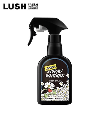 LUSH A&NE ストーミー ウェザー ボディスプレー ZO&FRIENDS フレグランス 香水 数量限定 ギフト プレゼント 持ち運び リフレッシュ 香り いい匂い スキンケア ボディミスト 癒やし 贈り物 ラッシュ 公式