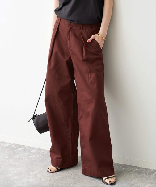 ラチネバックイージーストレートパンツ