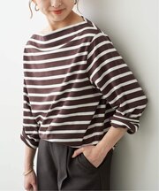 ボートネックロングスリーブTシャツ