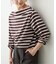 ボートネックロングスリーブTシャツ