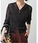 kiehtova /キエトヴァ LAYERED SHEER CROSS CARDIGAN カーディガン