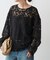 《セットアップ可》brushed lace ブラウス