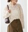 《セットアップ可》brushed lace ブラウス