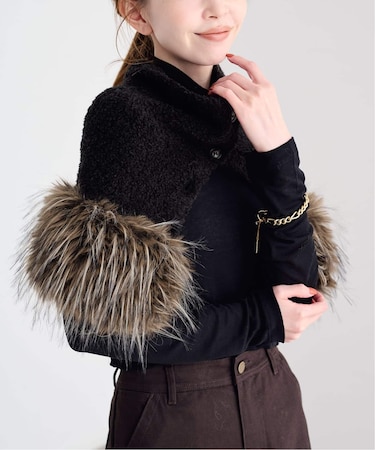 PROVOKE/プロヴォーク transform fake fur knit