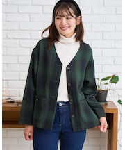 バッファローチェックシャツジャケット